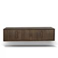 Cortez Floating TV Unit - 4 Door - 140cm - Medium - Wall Mounted - Malta - Mango Wood