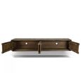 Cortez Floating TV Unit - 4 Door - 180cm - Medium - Wall Mounted - Malta - Mango Wood