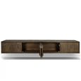 Cortez Floating TV Unit - 4 Door - 220cm - Large - Wall Mounted - Malta - Mango Wood