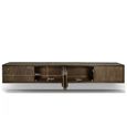 Cortez Floating TV Unit - 4 Door - 220cm - Large - Wall Mounted - Malta - Mango Wood
