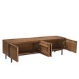 Elan TV Unit - 4 Door - 180cm - Medium - Natural - Mango Wood
