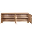 Austin TV Cabinet - 4 Door - 170cm - Large - Fluted - Natural - Mango Wood