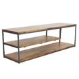 Bastia Mango Wood 140cm TV Unit thumbnail 2