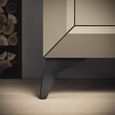 Prestige Italian TV Unit - Maxi - 2 Door 1 Drawer - Urban Velvet and Rich Tobacco