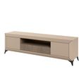 Prestige Italian TV Unit - Maxi - 2 Door 1 Drawer - Urban Velvet and Rich Tobacco