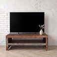 Cube Goa Petite TV Unit - 110cm - Compact - Rustic Sheesham