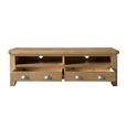 Hopewood Oak 150cm 2 Drawer Medium TV Unit thumbnail 4