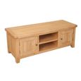 Melbourne Natural Oak 134cm 2 Door Small TV Unit thumbnail 2