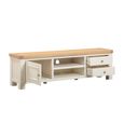 Windsor White Painted 170cm 1 Door 2 Drawer Large TV Unit thumbnail 3