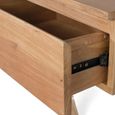 Rimini Natural Mindi Wood 150cm 2 Drawer Medium TV Unit thumbnail 4