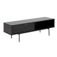 Angus TV Unit - 1 Sliding Door - 140cm - Black Ash