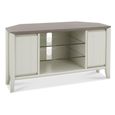 Bergen Grey Washed Oak & Soft Grey Corner Entertainment Unit - 32in