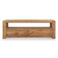Bergen TV Unit - 2 Drawer - Oak