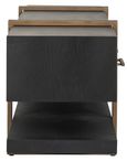 Cambon Dark Oak and Brass Extra Large TV Unit