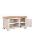 Clarion TV Unit - 1 Door - Oak and Grey
