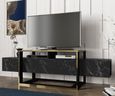 Clearance - Weldona TV Unit - Black Marble Effect