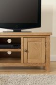 Dorset TV Unit - 1 Door - Small - Oak