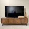 Elan TV Unit - 4 Door - 180cm - Medium - Natural - Mango Wood