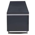 Genoa TV Unit - Storage - Fluted - Grey