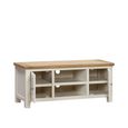 Hayley TV Unit - 2 Door - Oak and White