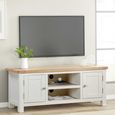 Hayley TV Unit - 2 Door - Oak and White