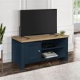 Highgate TV Unit - 1 Door - Navy Blue Painted