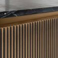Ironville Brass Ribbed Large TV Unit