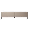 Modern Kali TV Unit - 4 Door - Taupe