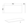 Sprint Wall Shelf - Set of 2 - White