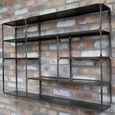 Industrial Wall Unit - Black - Metal