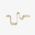 Brava Brass Metal Wall Shelf thumbnail 2