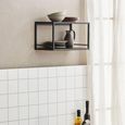 Flint Black Pine Wood Wall Shelf thumbnail 4