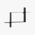 Moca Black Painted Metal Wall Shelf thumbnail 2