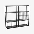 Rur Black Glass Wall Shelf thumbnail 2