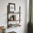 Sinca Brown Mango Wood 3 Shelves Shelf thumbnail 3
