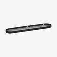 Sotra Black Stainless Steel Large Wall Shelf thumbnail 2