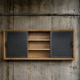 Fir Wood and Metal 2 Door Wall Unit thumbnail