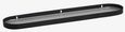 Sotra Wall Shelf - Black - Stainless Steel - Large