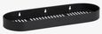 Sotra Wall Shelf - Black - Stainless Steel - Grooves