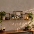Metal and Glass Wall Rack thumbnail