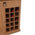 Toa Bar Cabinet - 1 Door - 1 Drawer - Natural