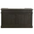 Bar Cabinet - 2 Drawer - Black - Mango Wood