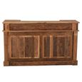 Bar Cabinet - 2 Drawer - Natural - Recycled Sleeper Wood