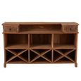 Bar Cabinet - 2 Drawer - Natural - Recycled Sleeper Wood