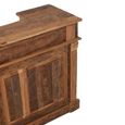 Bar Cabinet - 2 Drawer - Natural - Recycled Sleeper Wood