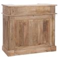 Bar Cabinet - 2 Drawer - Natural Wood