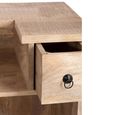 Bar Cabinet - 2 Drawer - Natural Wood