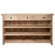 Bar Cabinet - 3 Drawer - Natural Wood