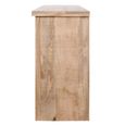 Bar Cabinet - 3 Drawer - Natural Wood