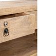 Bar Cabinet - 3 Drawer - Natural Wood